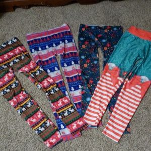 NWOT Christmas legging bundle!